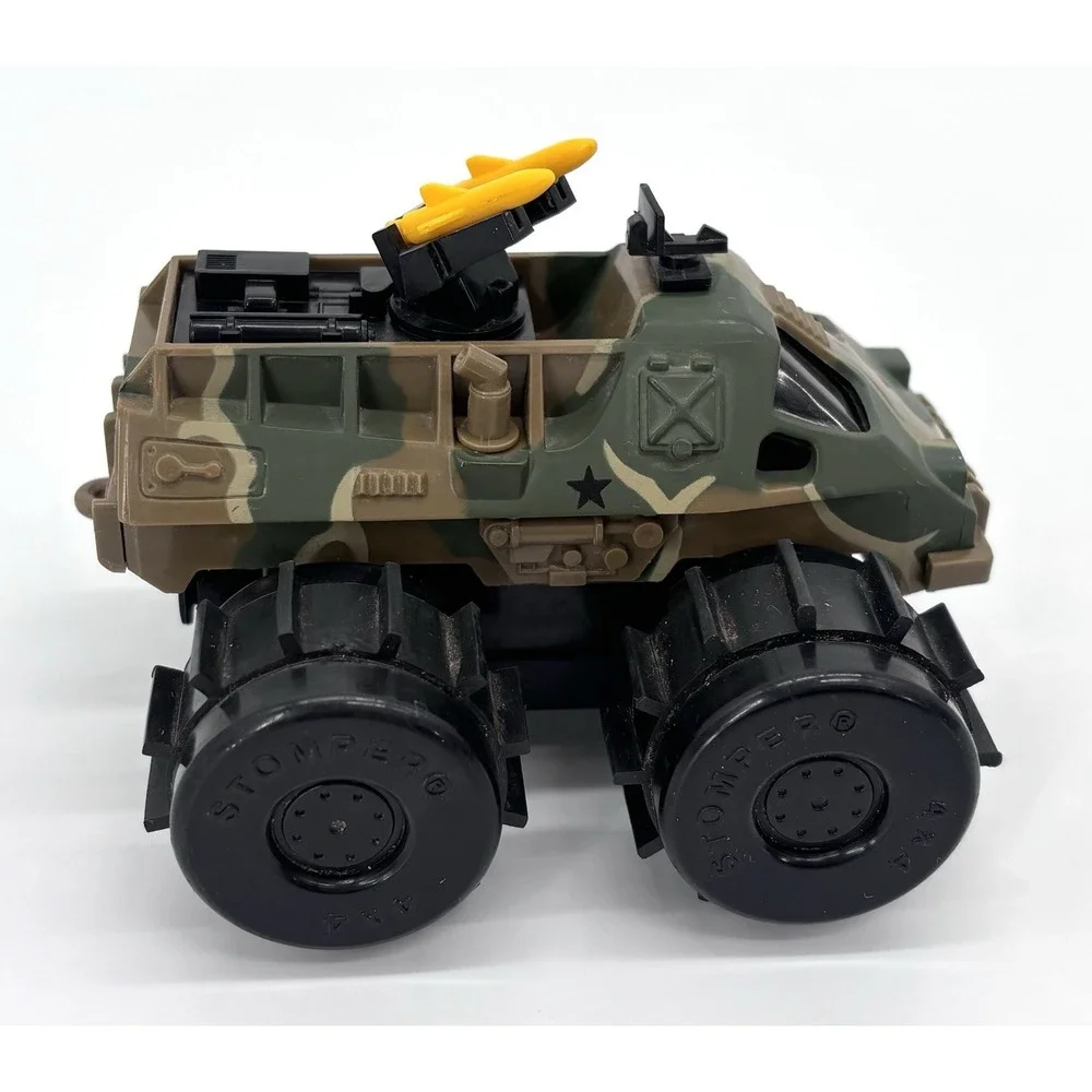 Vintage 1980s Schaper Stomper Water Demons Military Amphibious 4x4 Camo Missile